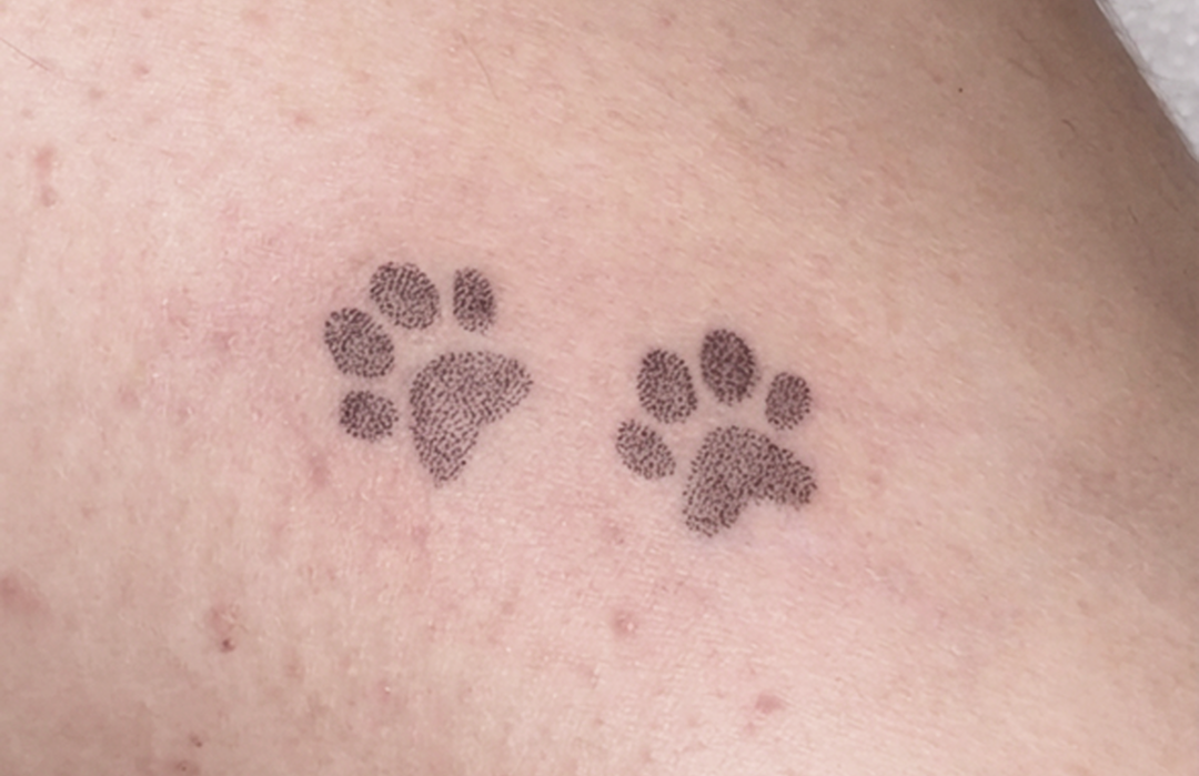 Primeira tatuagem — aluna da mentoria